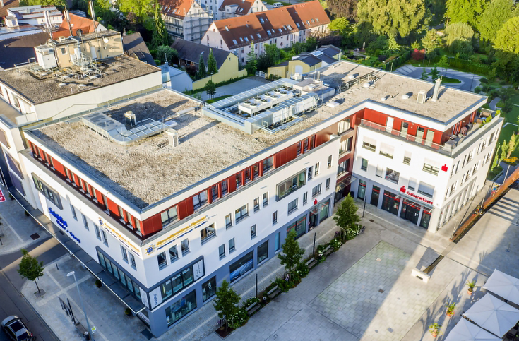 Neubau Geschäftsstelle der Kreissparkasse Augsburg als Teil eines Gesamtobjektes – Schwabmünchen