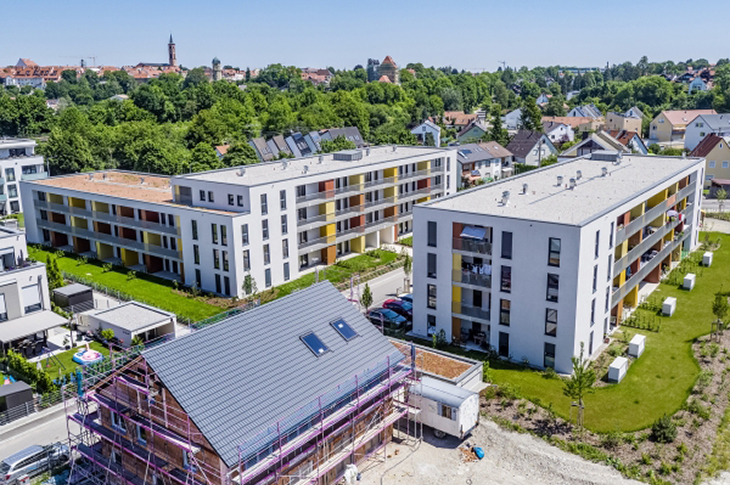 Neubau 67 städtischer Wohnungen in Friedberg